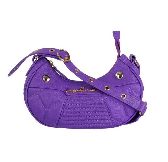 Bolsa Feminina Pequena Baguete Prisma Luiza Barcelos Violetta