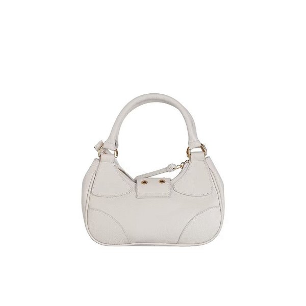 Bolsa Feminina Pequena Tiracolo Fecho Fivela Luiza Barcelos Off White