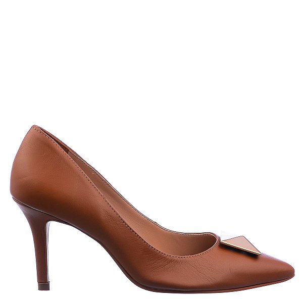 Scarpin Feminino Veri Metal Spike Like A Shine Specchio Brand Camel