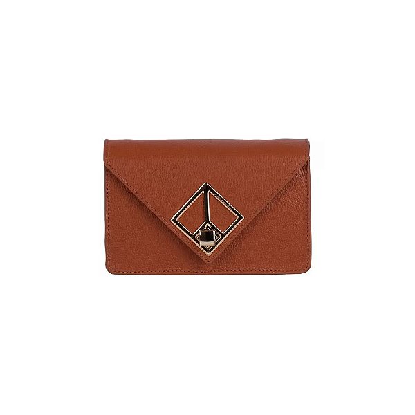 Bolsa Feminina Pequena Tote Carteira Luiza Barcelos Camel