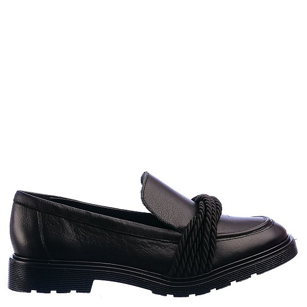 Mocassim Feminino Sandra Tramado Sonho De Verão Specchio Brand Preto
