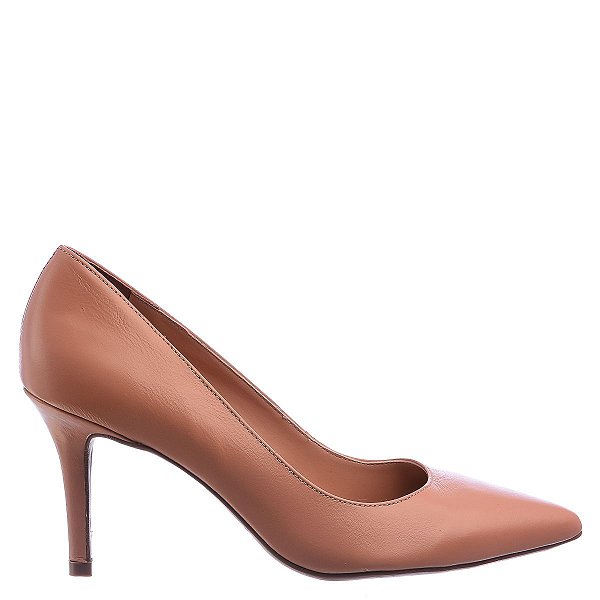 Scarpin Feminino Fabi Salto Fino Baixo Sonho De Verão Specchio Brand Nude