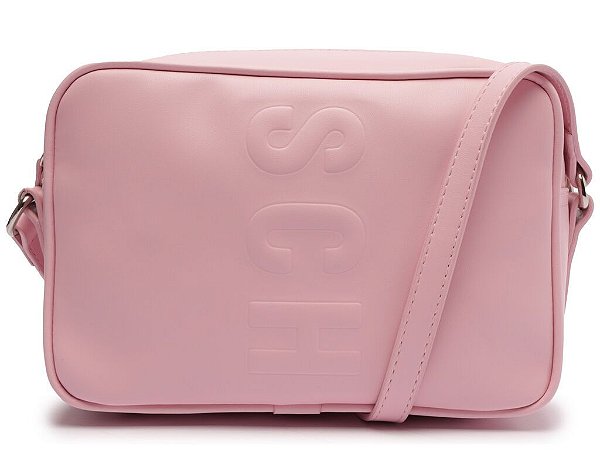 Bolsa Feminina Tiracolo Tassy Logomania SSS24 Schutz Rosa