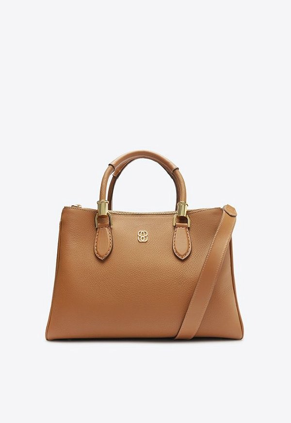Bolsa Feminina Média Tote Miele SS24 Schutz Camel