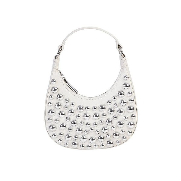 Bolsa Feminina Tiracolo Meia Lua Esferas Luiza Barcelos Off White