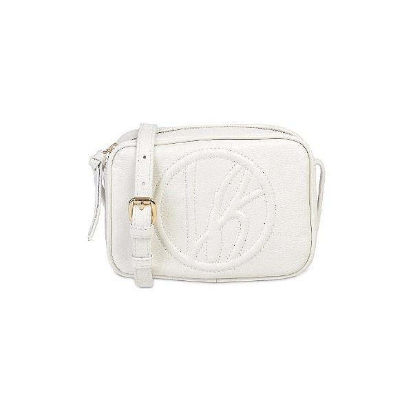 Bolsa Feminina Média Alça Zíper LB Luiza Barcelos Off White