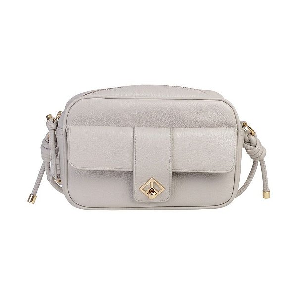 Bolsa Feminina Média Compartimento Frontal Luiza Barcelos Stone