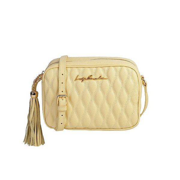 Bolsa Feminina Média Alça Zíper Luiza Barcelos Amarelo