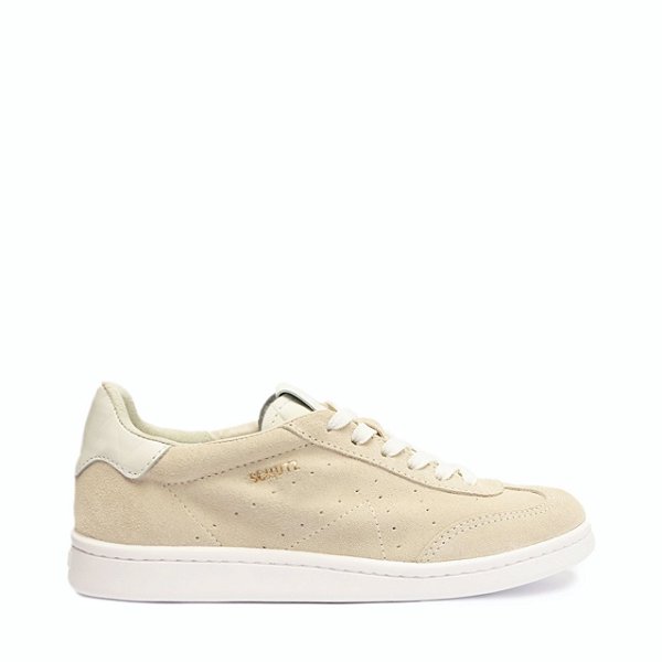 Tênis Feminino Basic Camurça Cadarço SS24 Schutz Off White