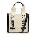 Bolsa Feminina Mini Lona New Livia Schutz Cru Preto