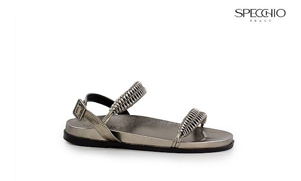 Papete Jussara Trançada Back In Stock 24 Specchio Brand Chumbo