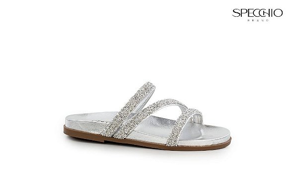 Papete Samantha Strass Back In Stock 24 Specchio Brand Prata