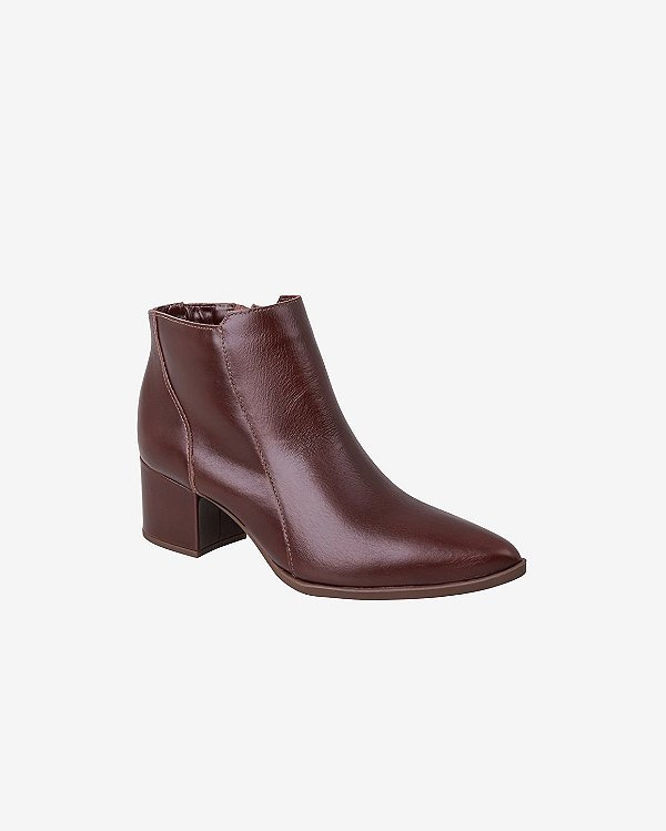 Bota Isa Bico Fino Mocha Mood MYSB  Marrom