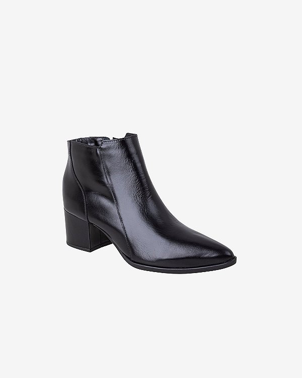 Bota Isa Bico Fino Mocha Mood MYSB  Preto