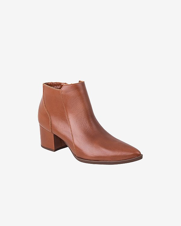 Bota Isa Bico Fino Mocha Mood MYSB Camel