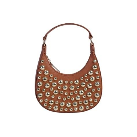 Bolsa Pequena Semi Esfera Meia Lua Luiza Barcelos Bronze