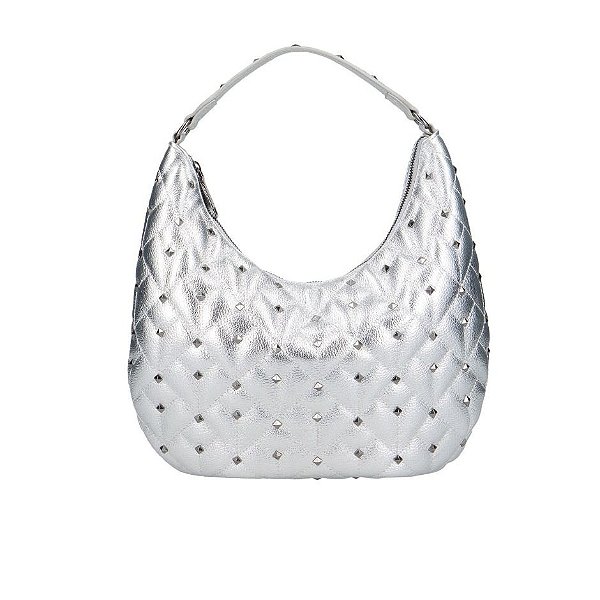 Bolsa Grande Matelassê Metalizada Luiza Barcelos Prata
