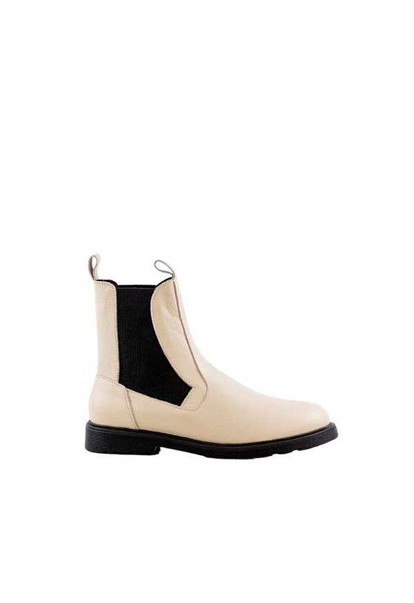 Bota Romana Slim Elástico Momentos 2 Specchio Brand Off White