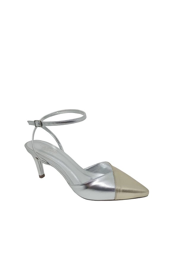 Scarpin Ellen Fivela Bico Fino Namorados Specchio Brand