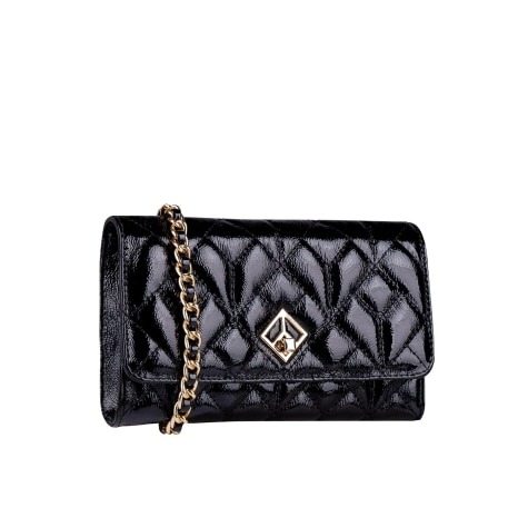 Bolsa Pequena Verniz Luiza Barcelos Preto