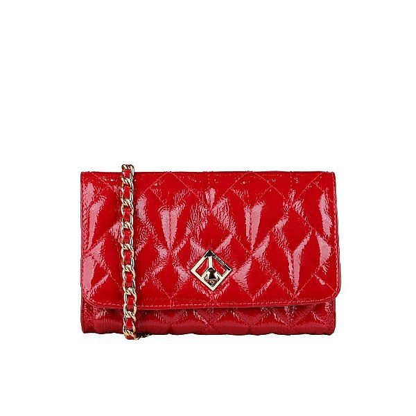 Bolsa Pequena Verniz Luiza Barcelos