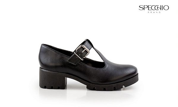 Mocassim Stella Tratorado Tira Fivela Momentos 2 Specchio Brand