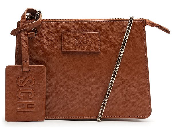 Bolsa Pequena Tiracolo Schutz Camel