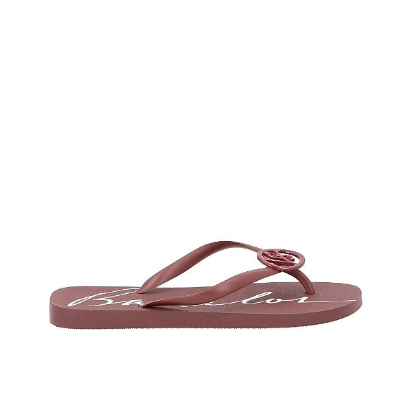 Chinelo Aplicação Logomania Luiza Barcelos Marsala