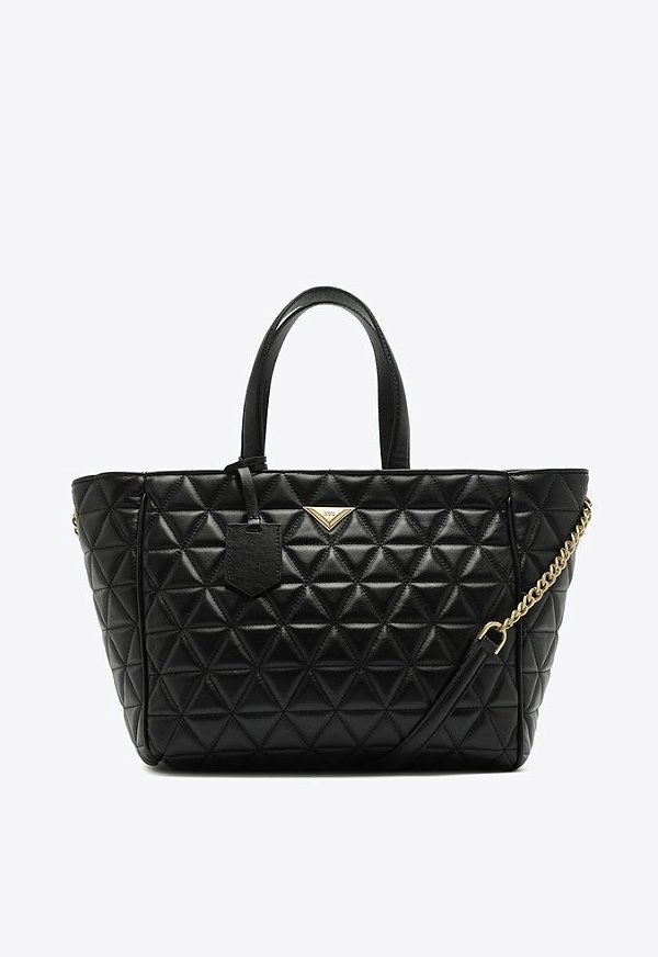 Bolsa Grande Madrid Matelassê Couro Schutz Preto
