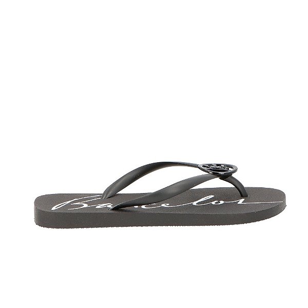 Chinelo Feminino Injetado Logomania Luiza Barcelos Preto
