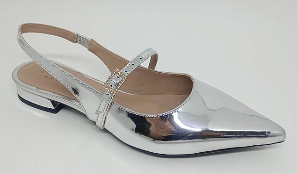 Sapatilha Betina Slingback Salto Minimalist Specchio Brand