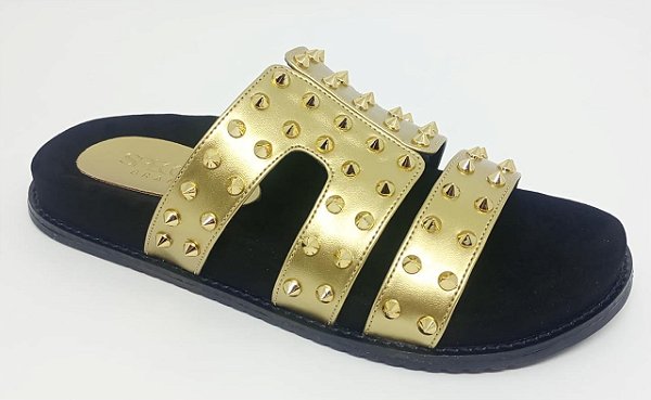 Papete Carolina Spikes Metal Minimalist Specchio Brand