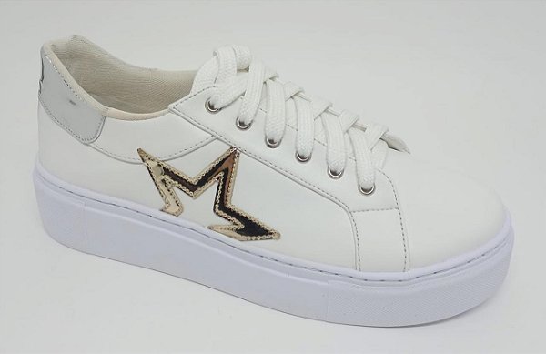 Tênis Esther Estrela Cadarço Minimalist Specchio Brand