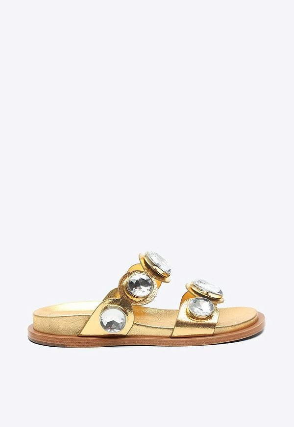 Papete Feminina Minnesota Brilhos Metalcolor Vicenza Dourado