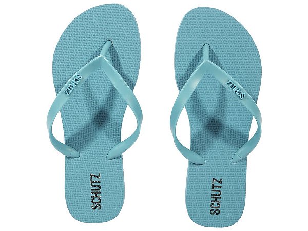 Chinelo Feminino Jelly Logo Flip Flop Schutz Azul