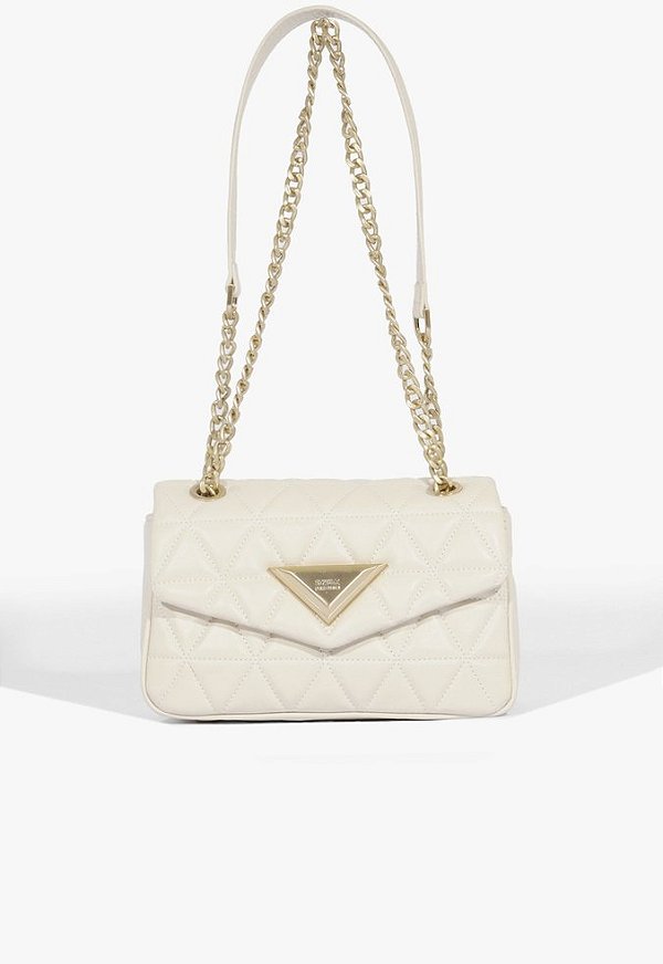 Bolsa Tiracolo Médio Couro Corrente Dourada  944 Schutz Offwhite