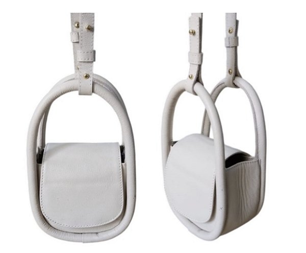Bolsa Pequena Shoulder Couro Fivela Yasmin Bruma Specchio Brand