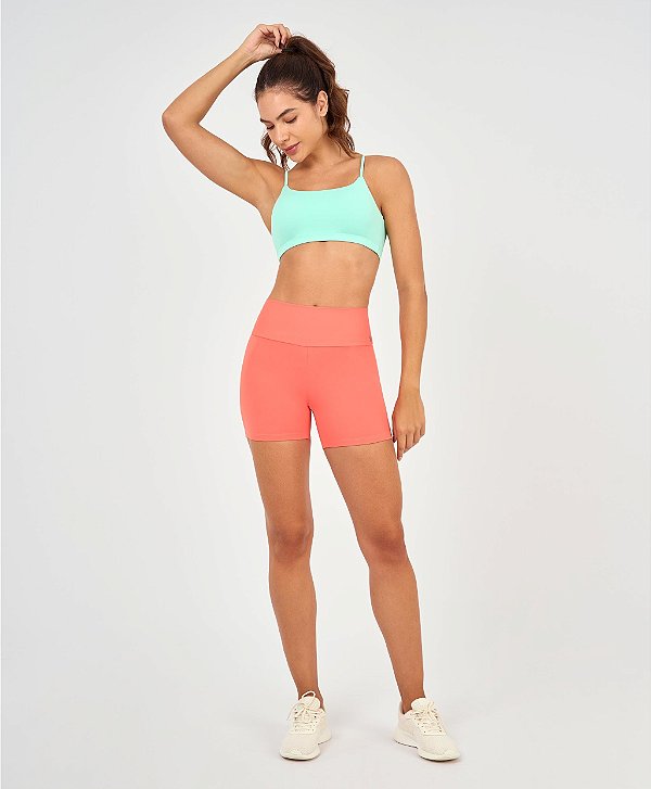 Shorts Feminino Eterno Cós Alto Alto Giro Colors