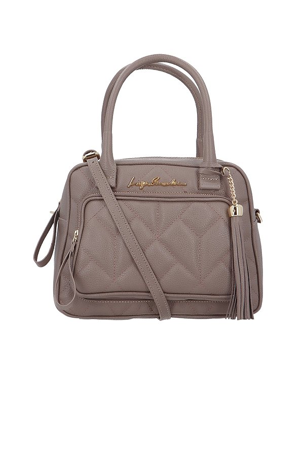 Bolsa Feminina Média Couro Tote Metalassê Luiza Barcelos Fendi