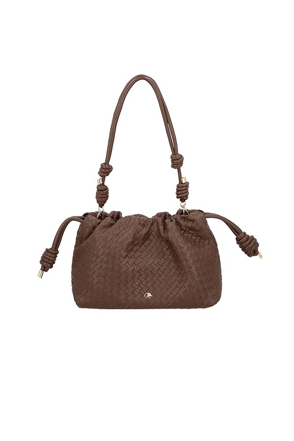 Bolsa Media Metalasse Couro Enfeites Nos Luiza Barcelos Coffee