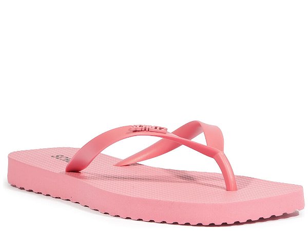 Chinelo Feminino Jelly Flip Flop Bico Quadrado Schutz Rosa