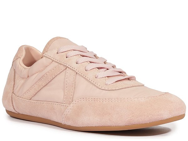 Tenis Camurça Sneaker Eight Cadarço Schutz Rosa