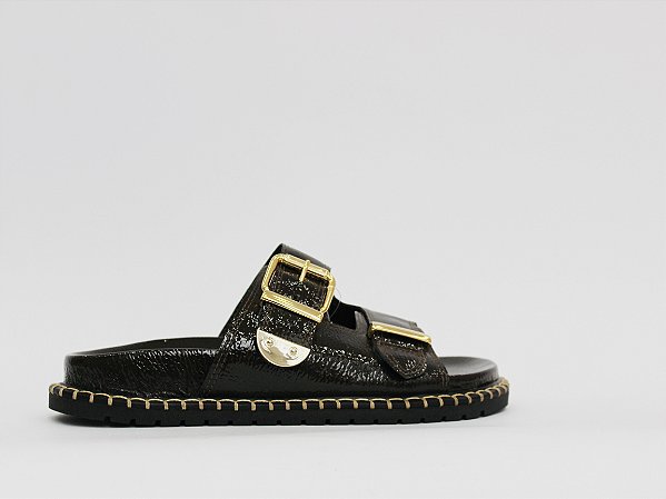 Papete Yasmin Tiras Fivelas Lumière Specchio Brand