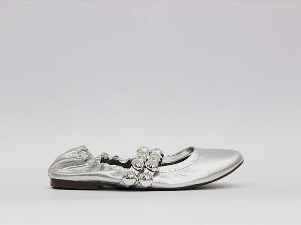 Sapatilha Amanda Elástico Esferas Lumière Specchio Brand