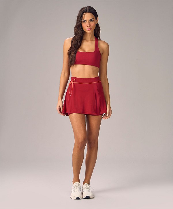 Saia Feminina Abertura Cordão Alto Giro