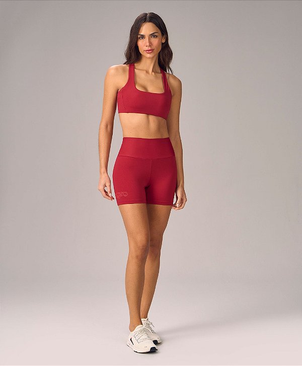 Bermuda Feminina Assimetrica Estampa Alto Giro