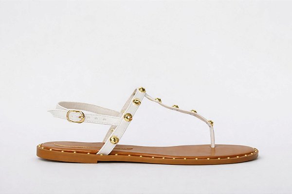 Rasteira Débora Alça Tachas Lumière MYSB