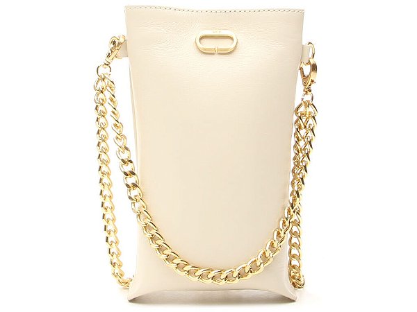 Porta Celular Alça Corrente Logomania Vicenza Off White