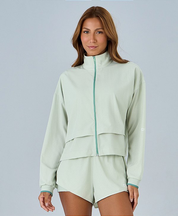 Jaqueta Feminina Dry Com Elastico Alto Giro