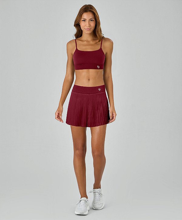 Top Feminino Cos Canelado Alto Giro